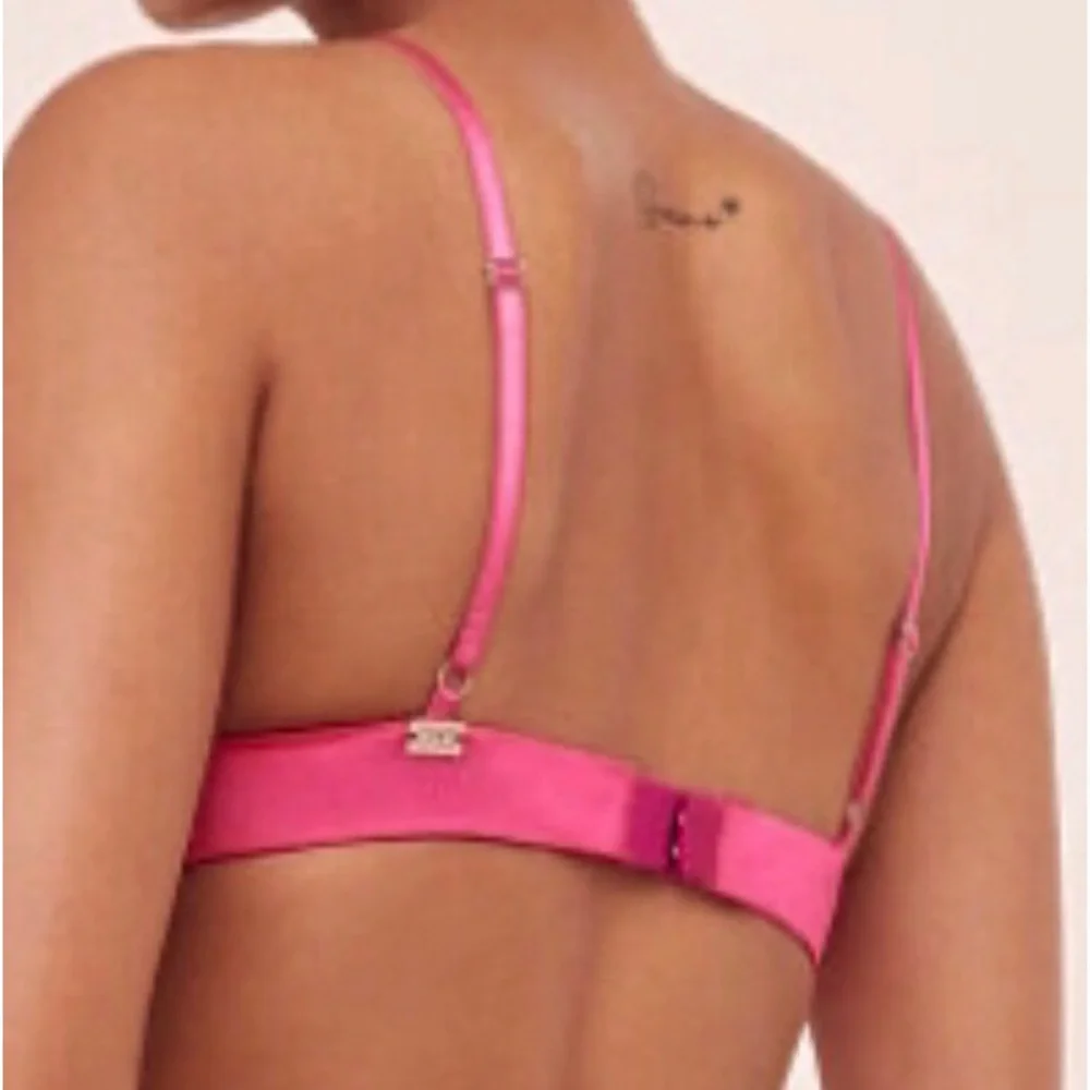 Pink Rhinestone Triangle Bralette - Picture 3 of 3
